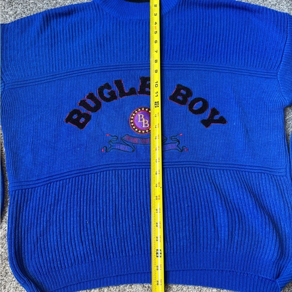 Bugle Boy Men's Royal Blue Crewneck Sweater